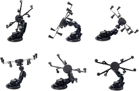 SummitLink X-Clamp مع قاعدة تثبيت بالشفط لطائرة السيارة لأجهزة iPad mini أو iPad Pro 9.7 بوصة أو جهاز اللوحي ذي الحجم المشابه سامسونج جالاكسي in Saudi Arabia