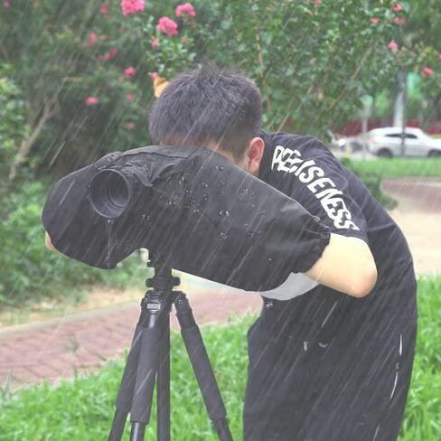 Waterproof Camera Rain Cover,Nylon Rain Resistant Cover Protector for DSLR & SLR Cameras(25.6inch*13.18inch) in Saudi Arabia