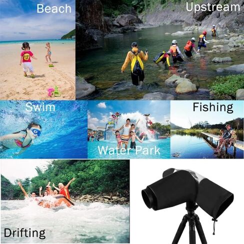 Waterproof Camera Rain Cover,Nylon Rain Resistant Cover Protector for DSLR & SLR Cameras(25.6inch*13.18inch) in Saudi Arabia