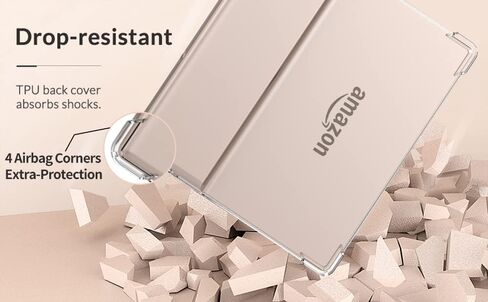 XUYICC Case Fits Kindle Oasis (9th Generation 2017 & 10th Generation 2019 Release) 7“ Transparent, Lightweight Bumper Corners Slim Rubber TPU Back Cover - Clear in Kuwait