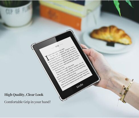 XUYICC Case Fits Kindle Oasis (9th Generation 2017 & 10th Generation 2019 Release) 7“ Transparent, Lightweight Bumper Corners Slim Rubber TPU Back Cover - Clear in Kuwait