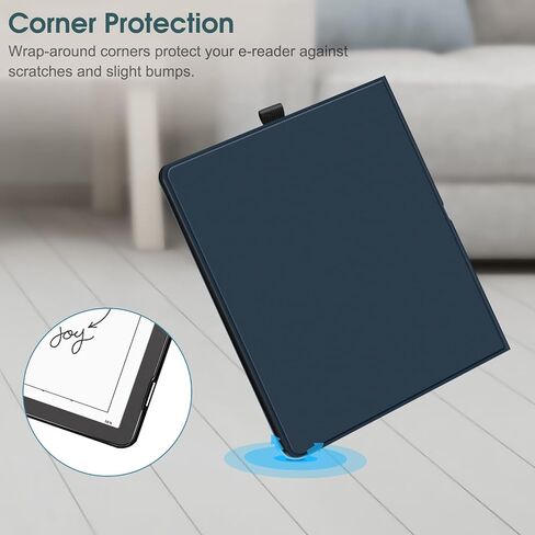 Fintie Slimshell Case for 10.2" Kindle Scribe 2024/2022, Composition Book | Slim Lightweight Book Folio Cover, Premium PU Leather Hard Back Shell, Pen Holder, Magnetic Closure, Auto Wake/Sleep in Kuwait