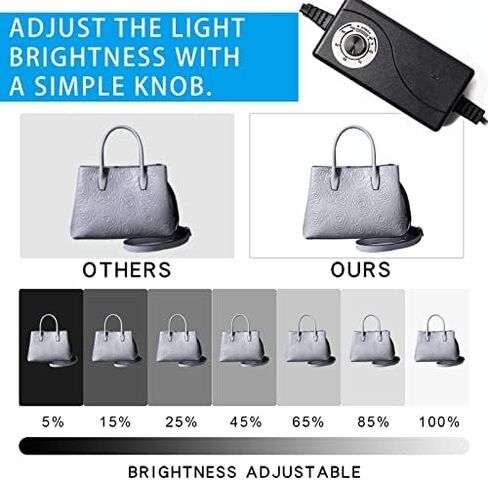 Light Box Photography 16"x16" with 160LED Lights and 6 Color Backdrops, Photo Box with Lights | Foldable Photo Studio with Adjustable Brightness, 3000-6500K Bi-Color Portable Light Box Shooting in Saudi Arabia