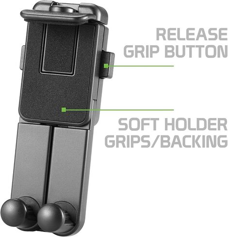 Cellet Universal Smartphone 360 Adjustable Cup Holder Mount, Hands Free Automobile Cradle Compatible with Apple iPhone Xs Max XR 8 Plus, Galaxy S10 S10e S10Plus, S9 S9Plus Note 9, GPS (13in Neck) in Saudi Arabia