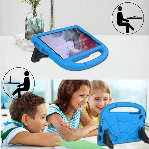 Kids Case for Samsung Galaxy Tab A7 Lite 8.7 Inch 2021, DJ&RPPQ Lightweight Shockproof Kid-Proof Cute Cover with Handle Kickstand for Galaxy Tab A7 Lite 8.7 Inch (SM-T220/T225/T227)-Green in Kuwait