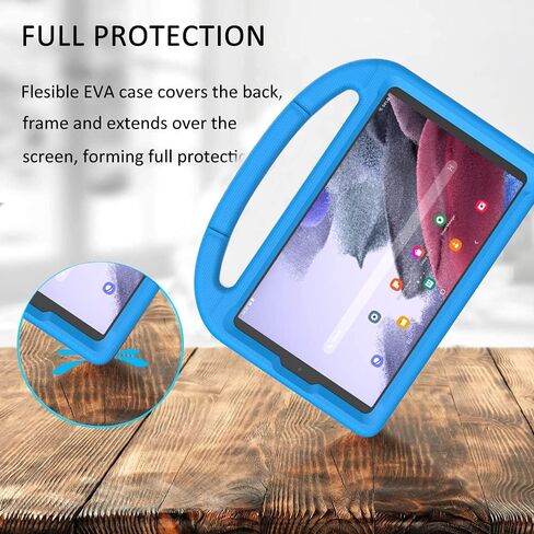 Kids Case for Samsung Galaxy Tab A7 Lite 8.7 Inch 2021, DJ&RPPQ Lightweight Shockproof Kid-Proof Cute Cover with Handle Kickstand for Galaxy Tab A7 Lite 8.7 Inch (SM-T220/T225/T227)-Green in Kuwait
