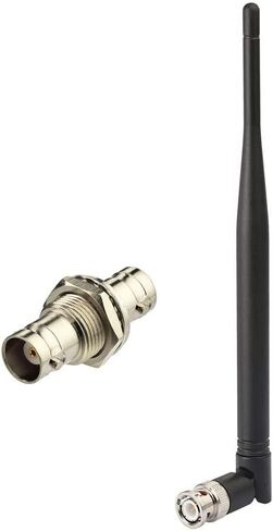 UHF 433MHz هوائي BNC موصل ذكر للهواة المحمولة وراديو لحم الخنزير استقبال الماسح الضوئي مع محولات الموصل in Saudi Arabia