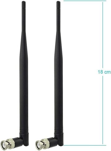 UHF 433MHz هوائي BNC موصل ذكر للهواة المحمولة وراديو لحم الخنزير استقبال الماسح الضوئي مع محولات الموصل in Saudi Arabia