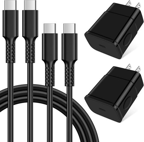 شاحن سامسونج فائق السرعة لهاتف Galaxy S23/S22/S21/S20 FE/S23 Ultra/S23 Plus/S22 Ultra/A14 5G/A54/A24/A53/A23/A13/A12/A32/A52/Z Flip 5 4 3, 25W شاحن حائط USB C بطول 6 أقدام لشاحن أندرويد من النوع C إلى كابل C in Saudi Arabia