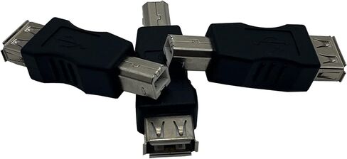 Traovien USB 2.0 A Female to USB B Print Male Adapter Converter USB AF/BM Adapter 3 PCS in Saudi Arabia