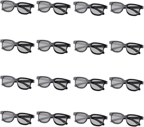 GELETE 3D movie glasses passive unisex three-D glasses Polarized cinema glasses (16 pack) in Kuwait