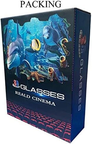 GELETE 3D movie glasses passive unisex three-D glasses Polarized cinema glasses (16 pack) in Kuwait