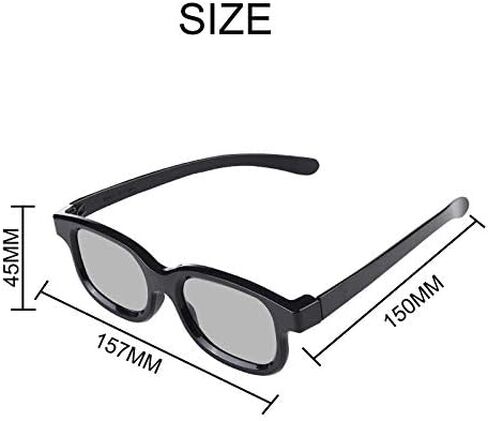 GELETE 3D movie glasses passive unisex three-D glasses Polarized cinema glasses (16 pack) in Kuwait