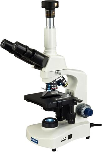 OMAX 40X-2000X Trinocular Compound Siedentopf LED Microscope with 10MP Digital Camera in Saudi Arabia