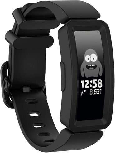 Compatible with Fitbit Ace 2 Bands for Kids 6+, Soft Silicone Bracelet Accessories Watch Band Repalcement Strap, Colorful Sport Wristbands for Fitbit Ace 2/ Inspire HR for Boys Girls in Kuwait