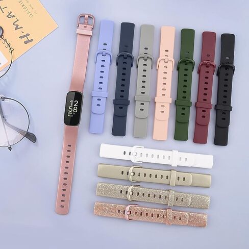 حزمة من 3 أساور سيليكون من أجل Fitbit Inspire 3 أساور معصم بديلة للنساء والرجال، أربطة رياضية ناعمة قابلة للتعديل مقاومة للماء متوافقة مع جهاز تتبع اللياقة البدنية Fitbit Inspire 3 (ليس من أجل Inspire HR/Inspire1) in Kuwait