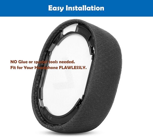 وسائد أذن بديلة سميكة لسماعات الرأس من DowiTech متوافقة مع سماعات رأس Plantronics Voyager 8200 UC/Backbeat Pro2 ستيريو بلوتوث in Saudi Arabia