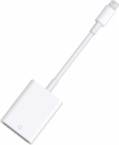 【معتمد من Apple MFi】قارئ بطاقات Lightning إلى SD لهاتف iPhone، عارض بطاقة SD لكاميرا ألعاب DESOFICON Trail، قارئ كاميرا Lightning إلى SD لهاتف iPhone 14 13 12 11 Pro Max XS XR X 8 iPad، التوصيل والتشغيل in Kuwait