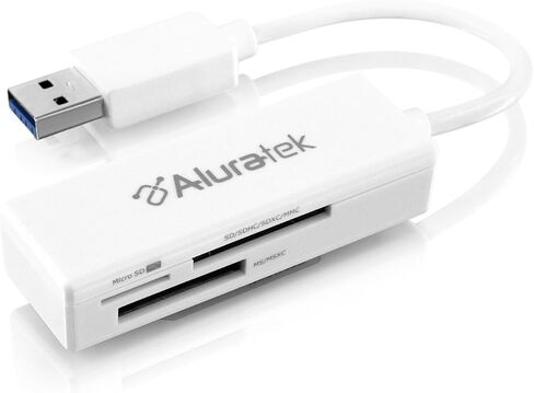 Aluratek USB 3.0 Multi-Media قارئ البطاقات (AUCR300F) in Saudi Arabia
