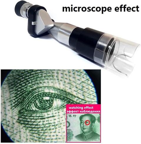 USEEV Microscope Adapter Mini Pocket 8X20 Silver Monocular Telescope Microscope Microscope Accessories (Color : Only Telescope) in Saudi Arabia