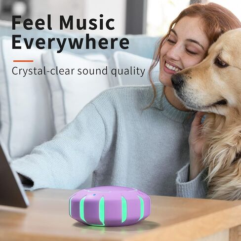 HEYSONG Bluetooth Shower Speaker, IP67 Waterproof, Portable, Clear Sound in Kuwait
