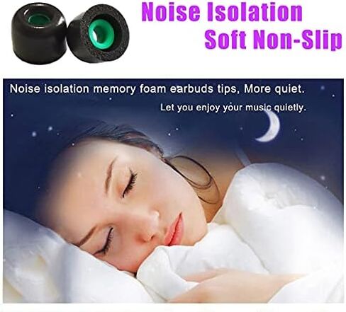 Memory Foam Tips for Sony WF-1000XM4/1000XM5 Replacement Earbuds Tips in Saudi Arabia