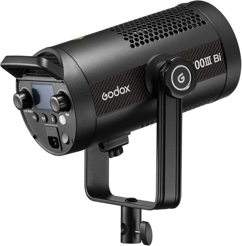 Godox SL200 Bi-Color LED Video Light, SL200IIIBI 215W 2800-6500K 95,400 Lux CRI/TLCI 97+ COB Monolight Bowens Mount Continuous Output Lighting for Live Streaming, Studio Photography Film TV Production in Kuwait
