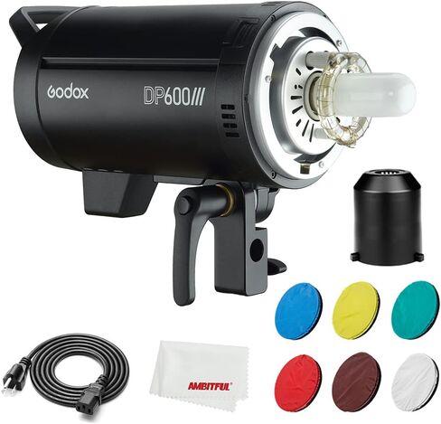 Godox DP600III 600W 2.4G Wireless X System Studio Strobe Flash Light 600Ws GN80 Pro إضاءة التصوير الفوتوغرافي مع نظام GODOX 2.4G اللاسلكي X المدمج (110 فولت) in Saudi Arabia