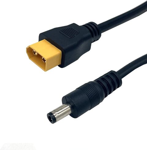 عبوتان من كابل الطاقة XT60 إلى DC5521، XT-60 ذكر إلى DC 5.5 مم × 2.1 مم سلك محول ذكر لنظارات FPV، إلخ in Kuwait