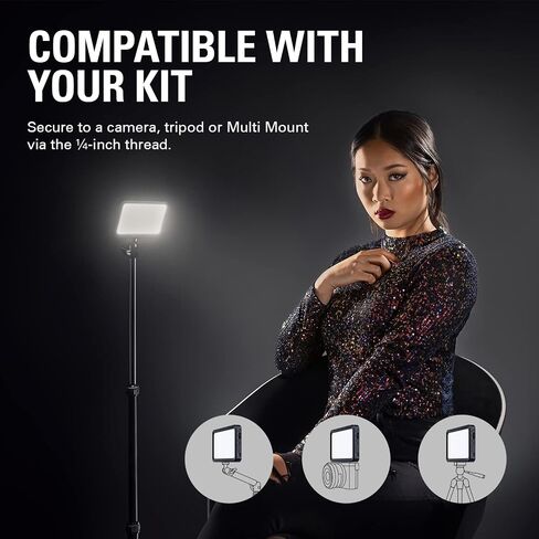 Elgato Cold Shoe – Adjustable ¼ inch Thread Mount for Lights, Off-Camera Flash, Microphones, Compatible with Key Light Mini, Light Stands, tripods, Perfect for Photo and Video Studio Production in Saudi Arabia