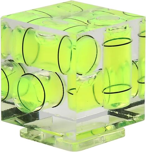 6 Pack Camera Hot Shoe Level, Hot Shoe Bubble Level Camera Hot Shoe Cover 2 Axis Bubble Spirit Level Compatible with DSLR Film Camera Canon Nikon Olympus,Combo Pack - 2 Axis and 1 Axis in Kuwait