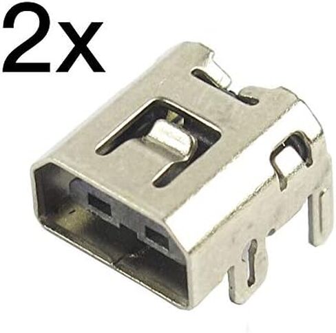 2X Replacement USB Charging Port DC Power Jack Socket for Nintendo Wii U Gamepad in Kuwait