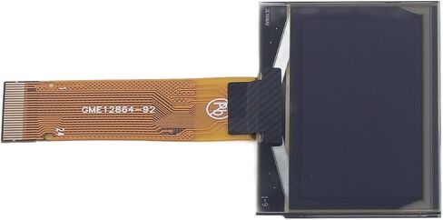 لوحة LCD رقمية، وحدة عرض LCD مرنة 24 دبوس SSD1309 Drive 1.54 بوصة 128x64 (MRC128-1 أبيض) in Kuwait