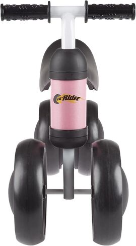 دراجة ثلاثية العجلات ليل رايدر مع مقابض سهلة الإمساك وعجلات مغلقة وبدون دواسات لتعلم المشي للأطفال الصغار والأولاد والبنات (أحمر)، مقاس كبير in Kuwait