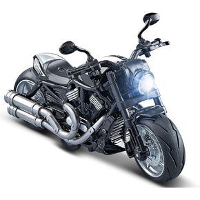 Pull Back Motorcycles Toy, Moto Gift with Music Lighting, Wolverine Motorcycle Toys for Boys Kids Age 3-12 Year Old (Black) in Kuwait