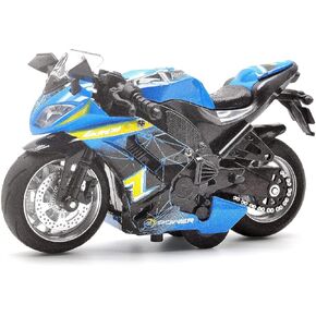 Toy Motorcycles, Diecast Motorcycle Toy with Music Lighting,Toy Motorcycle for Kids 3-5,Toy Motorcycles for Boys(Blue)