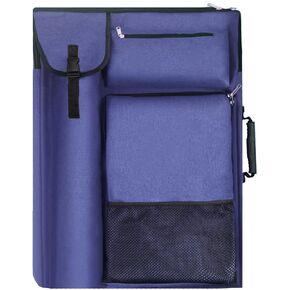 Art Portfolio Case 19 x 25,Drawing Portfolio Case With Backpack for Artist,Portfolio Folder for Artwork Sketch Canvas Board(Black)