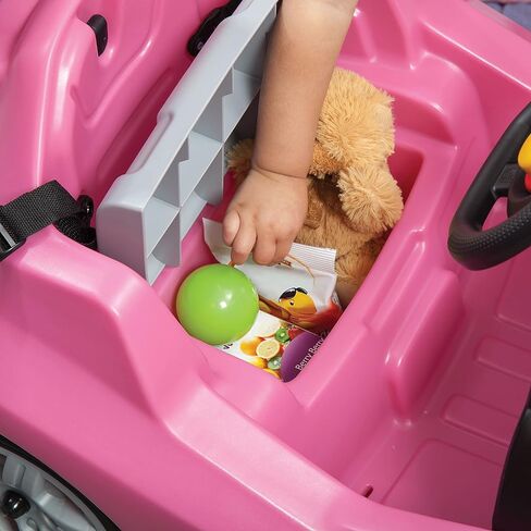 Step2 Whisper Ride Cruiser Kids Push Car, Ride On Toy, Stroller Substitute, Includes Seat Belt & Horn, Made of Durable Plastic, Max Weight 50 lbs., For Toddlers 1.5-4 Years Old, Blue in Saudi Arabia