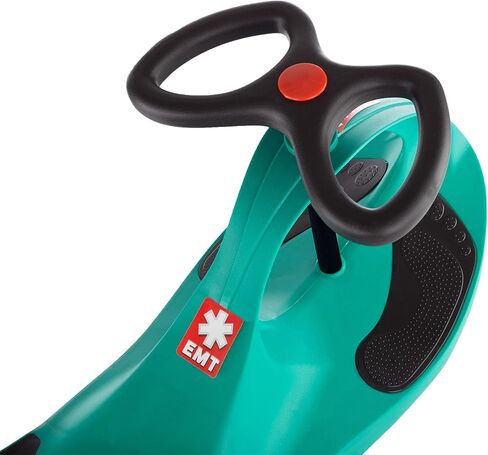 لعبة ركوب سيارة إسعاف - بدون بطاريات أو تروس أو دواسات - ملتوية، دوارة، انطلق - ألعاب ركوب خارجية للأطفال بعمر 3 سنوات فما فوق من ليل رايدر (أخضر) in Kuwait