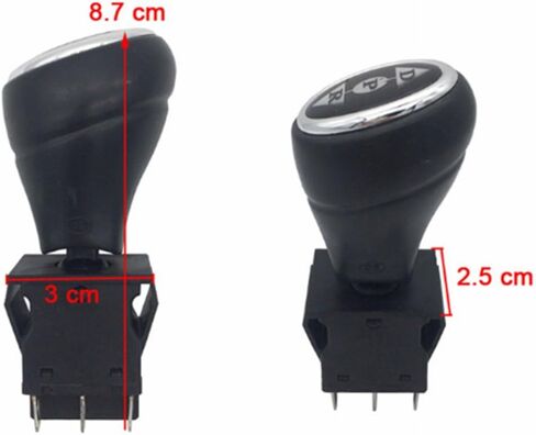 Children's Electric Powered Cars Forward Stop Backward Shift Switch Accessories, Children's Electric Powered Ride On Toys Car Replacement Parts Switch in Saudi Arabia