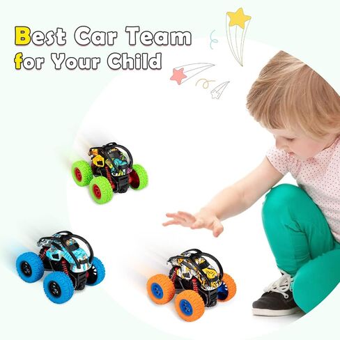 LODBY Car Toys for 2 3 4 Year Old Girls Gifts, Pull Back Cars Toys for Toddler Age 2-6, Monster Trucks for Kids Boys Toys Age 2-6 Year Old Girl Birthday Gifts in Saudi Arabia