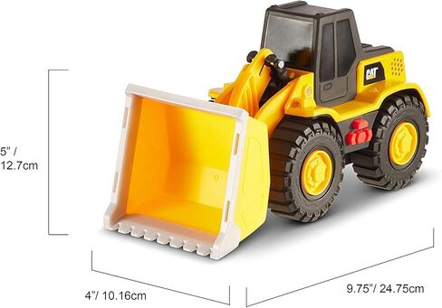 CAT Construction Toys, 10" Tough Machines Toy Front Loader With Lights & Sounds, Realistic Lights & Sounds + Rumbling Action, Ages 3+ in Kuwait