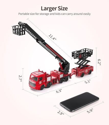 مجموعة ألعاب شاحنات البناء، موقع مركبات البناء Geyiie للأطفال، مجموعة ألعاب هندسية للأولاد والبنات، سيارات سحب للخلف، حفارة، جرار، جرافة، ألعاب رملية، هدايا لصالح الحفلات in Kuwait
