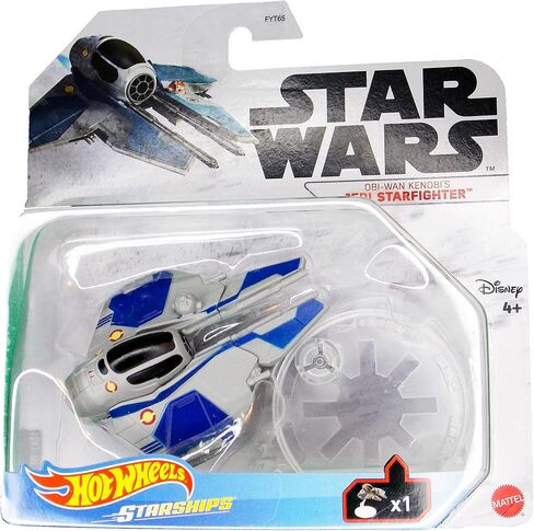 مركبة حرب النجوم من هوت ويلز OBI-WAN Kenobi's Jedi Fighter Die Cast Vehicle in Saudi Arabia