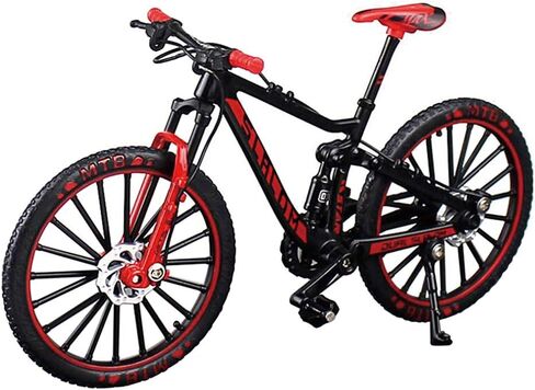 YEIBOBO ! Alloy Mini Bike Toy - Finger Bike for Collections (Bent Handlebar Racing Bike Red) in Kuwait