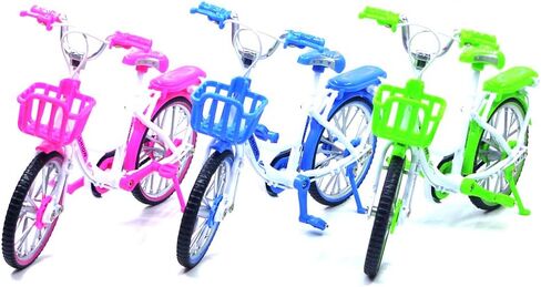 Ailejia Mini Metal Finger Bike Extreme Sports BMX Finger Bicycle Toys Game Set for Kids and Adults, Metal Bike Model Collections Decoration (BMX Black) in Kuwait