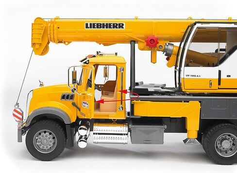 Bruder 02818 Mack Granite Liebherr Crane Truck in Saudi Arabia