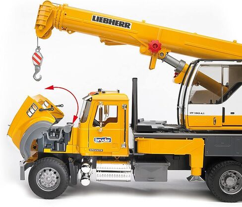 Bruder 02818 Mack Granite Liebherr Crane Truck in Saudi Arabia