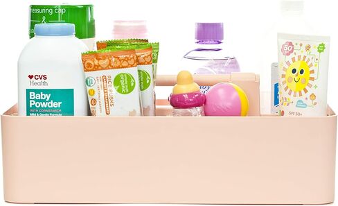Portable Caddy American Made, DIY Dividers, 8 Compartments, Supply Organizer, Portable Tote Basket with Handle Storage Organizer Bathroom, Office, Crafts, or School Supplies in Kuwait