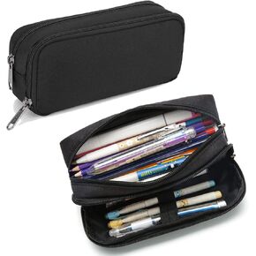 Della Gao Large Pencil Case, Big Capacity Pencil Pouch with 2 Compartments in Saudi Arabia